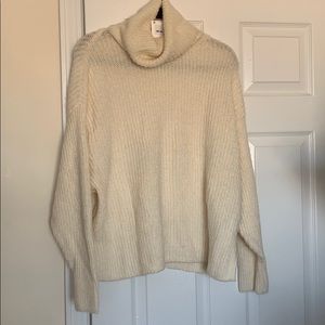 Zara Knit Cream Turtleneck